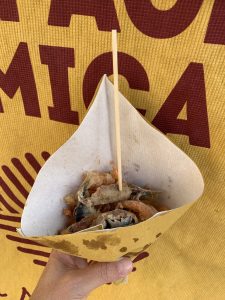 Il cono di fritto misto dell'Adriatico