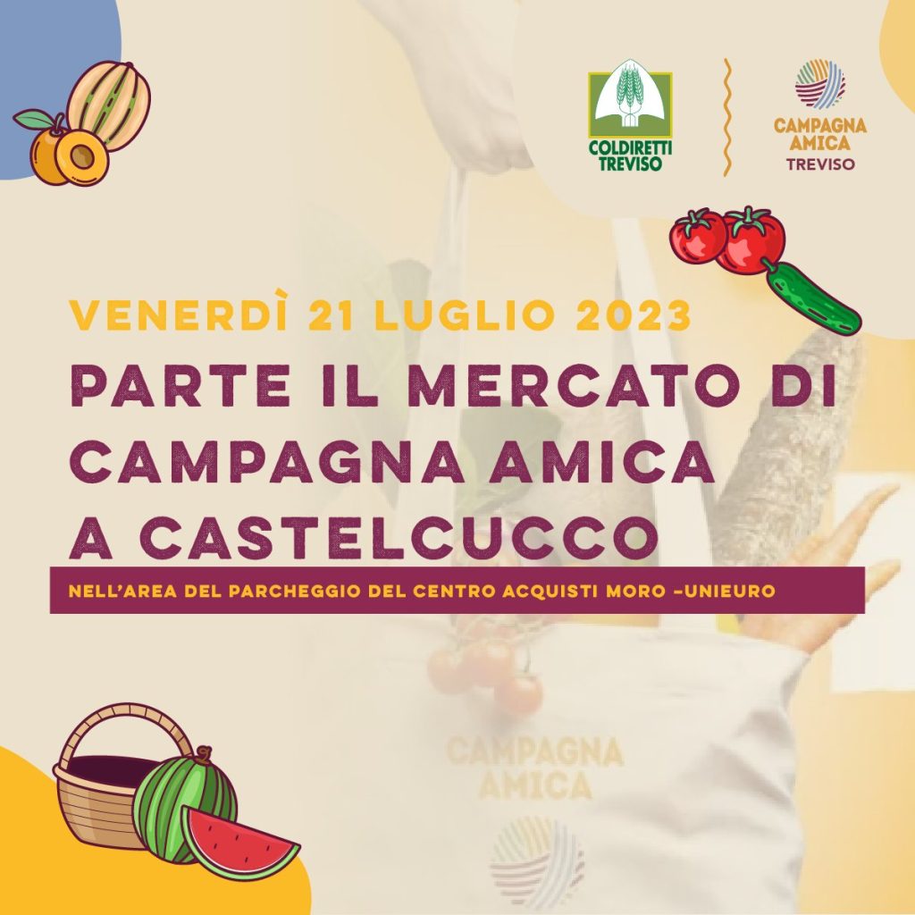 Locandina nuovo mercato Campagna Amica a Castelcucco